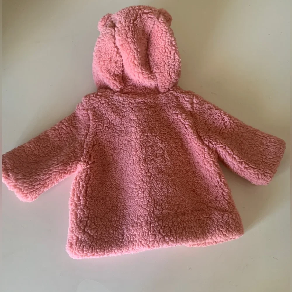 Baby Gap Mauve Teddy Bear Infant Coat